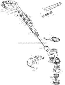 Page A Diagram and Parts List for GH900 Type 2 Black and Decker Trimmer